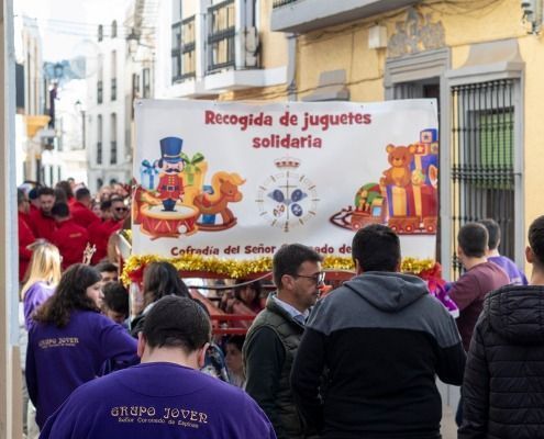 Recogida solidaria de juguetes 2023 coronado de espinas Jerez de los Caballeros semanasantajerezana 20 Recogida solidaria de juguetes 2023. Cofradía del Señor Coronado de Espinas, Jerez de los Caballeros