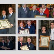 Algunas de las personas premiadas con el Caballero Cofrade, entre el año 2007 y el 2016. Caballero Cofrade de la Semana Santa de Jerez de los Caballeros semanasantajerezana