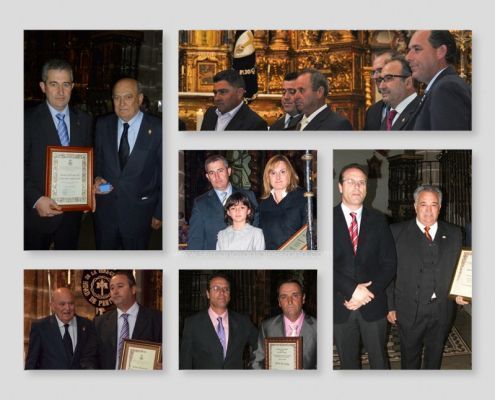 Algunas personas premiadas con la Cruz de Guía de la Cofradía del Señor Coronado de Espinas, entre 2007 y 2015. Cruz de guía de la Cofradía del Señor Coronado de Espinas semanasantajerezana Jerez de los Caballeros
