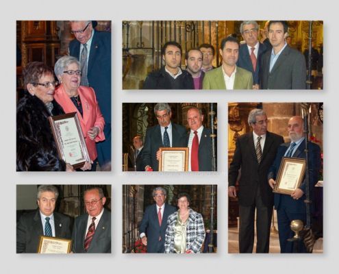 Algunas personas premiadas con la Cruz de Guía de la Cofradía del Señor Ecce Homo, entre 2007 y 2014. Cruz de guía de la cofradía del Señor Ecce Homo