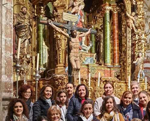 Antonia González Ramajo, candidata a la presidencia de la Junta de Cofradías de Jerez de los Caballeros Junta de Damas Cristo de la Vera Cruz Antonia González Ramajo, candidata a la presidencia de la Junta de Cofradías de Jerez de los Caballeros, con la Junta de Damas del Cristo de la Vera Cruz