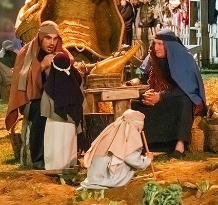 Belen viviente de la Bazana 2024 Semanasantajerezana 100 Belén viviente de la Bazana 2024
