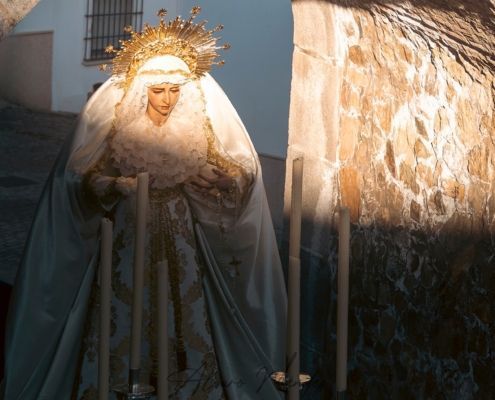 Traslado Coronado de Espinas abril 2025 semanasantajerezana Jerez de los Caballeros 13 El Coronado de Espinas cierra la Semana Santa 2025 con el traslado de sus Titulares