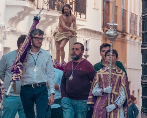Traslado Coronado de Espinas abril 2025 semanasantajerezana Jerez de los Caballeros 16 El Coronado de Espinas cierra la Semana Santa 2025 con el traslado de sus Titulares