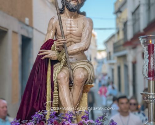 Traslado Coronado de Espinas abril 2025 semanasantajerezana Jerez de los Caballeros 4 El Coronado de Espinas cierra la Semana Santa 2025 con el traslado de sus Titulares