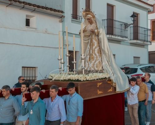 Traslado Coronado de Espinas abril 2025 semanasantajerezana Jerez de los Caballeros 9 El Coronado de Espinas cierra la Semana Santa 2025 con el traslado de sus Titulares