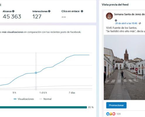 fuente de los santos visualizaciones facebook semana santa de jerez de los caballeros semanasantajerezana Visualizaciones Facebook Semana Santa de Jerez de los Caballeros 2025. Fuente de los Santos. Semanasantajerezana