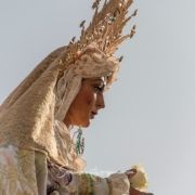 María Santísima de la Esperanza Macarena durante su salida extraordinaria al Convento Madre de Dios, 8 de junio de 2025 14 Procesión diurna histórica de la Esperanza Macarena