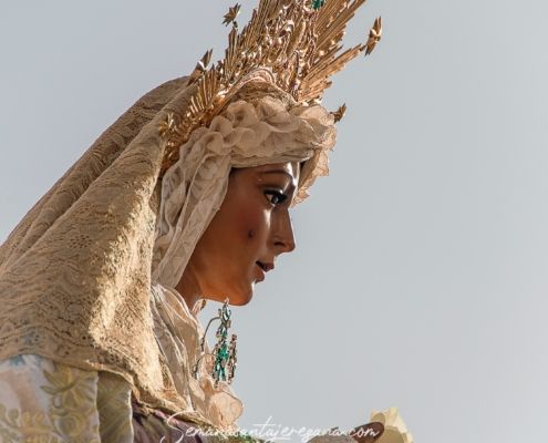 María Santísima de la Esperanza Macarena durante su salida extraordinaria al Convento Madre de Dios, 8 de junio de 2025 14 Procesión diurna histórica de la Esperanza Macarena