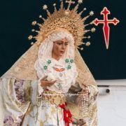 María Santísima de la Esperanza Macarena durante su salida extraordinaria al Convento Madre de Dios, 8 de junio de 2025 19 Procesión diurna histórica de la Esperanza Macarena