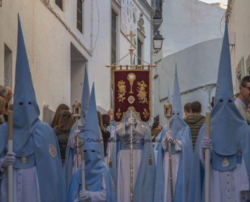 Estandarte Sacramental Jueves Santo en la Semana Santa de Jerez de los Caballeros Estandarte sacramental. Jueves Santo en Jerez de los Caballeros. Semanasantajerezana.com