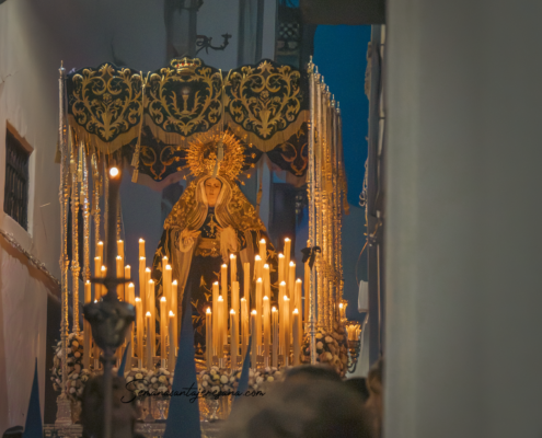Paz Jueves Santo en la Semana Santa de Jerez de los Caballeros Virgen de la Paz. Jueves Santo en Jerez de los Caballeros. Semanasantajerezana.com