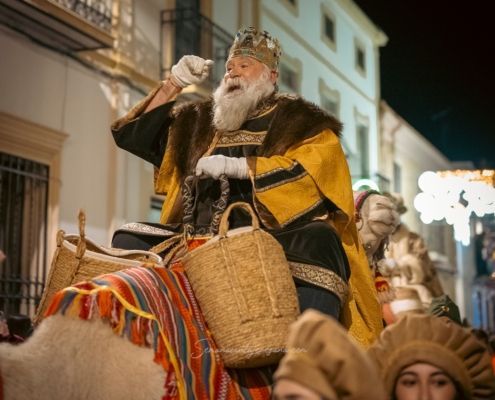 Cabalgata de Reyes Magos 2026 Jerez de los Caballeros Rey Melchor 2 semanasantajerezana Cabalgata de Reyes Magos 2026