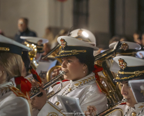 La Banda de CC y TT del Rosario cierran su 40 aniversario 4 semanasantajerezana La Banda de CC y TT del Rosario cierran su 40 aniversario 4 semanasantajerezana