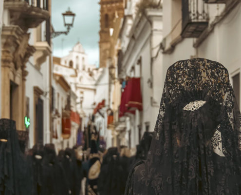 Mantillas 2 Cofradia Nuestro Padre Jesus Nazareno Viernes Santo en la Semana Santa de Jerez de los Caballeros Semanasantajerezana Mantillas 2 Cofradia Nuestro Padre Jesus Nazareno Viernes Santo en la Semana Santa de Jerez de los Caballeros Semanasantajerezana