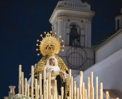 Virgen del Silencio Procesion de la Cofradia de la Oracion en el Huerto Martes Santo en la Semana Santa de Jerez de los Caballeros Semanasantajerezana Virgen del Silencio Procesion de la Cofradia de la Oracion en el Huerto Martes Santo en la Semana Santa de Jerez de los Caballeros Semanasantajerezana