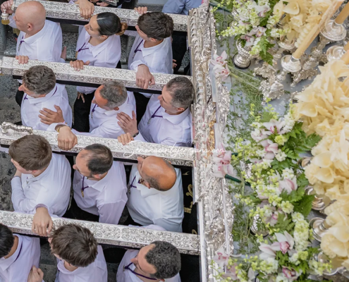 Procesión magna mariana 2026. Jerez de los Caballeros Semanasantajerezana. Costaleros de la Virgen de la Encarnación. Procesión magna mariana 2026. Jerez de los Caballeros Semanasantajerezana. Costaleros de la Virgen de la Encarnación.